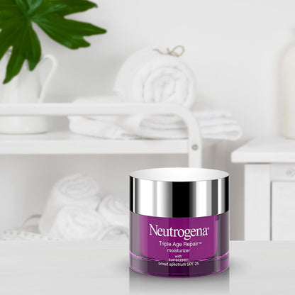 broad-spectrum spf 25 sun protection against uva/uvb aging rays