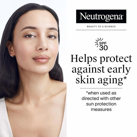 broad spectrum spf 30 sunscreen for daily uv protection against photoaging