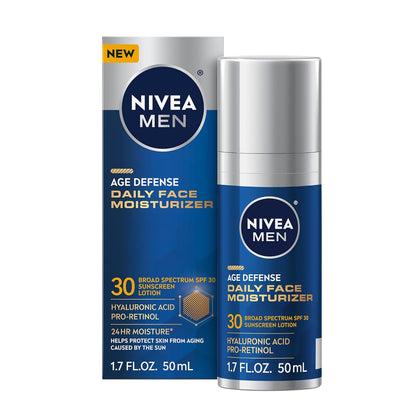 broad spectrum spf 30 sunscreen for uva/uvb protection against photoaging