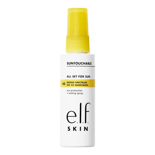 broad spectrum spf 45 uva/uvb protection in a clear, weightless mist
