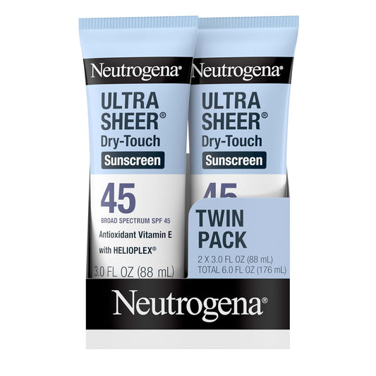 broad spectrum spf 45 uva/uvb protection with helioplex technology