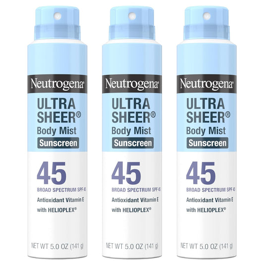 broad spectrum spf 45 uva/uvb protection with helioplex technology