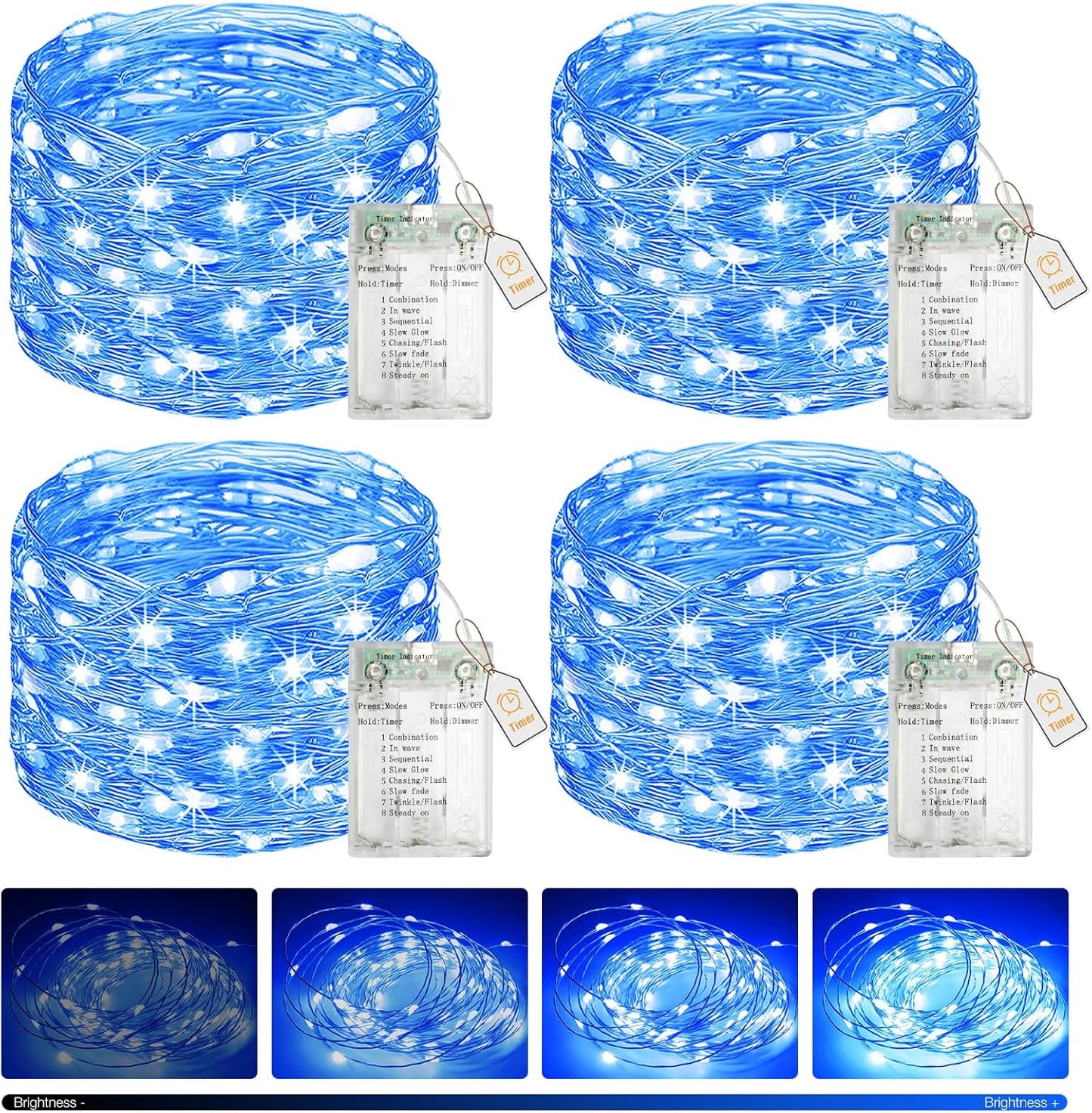 btfarm Fairy Lights – Nursery and Kids Room Night Light, Cool-to-Touch and Timer-Set