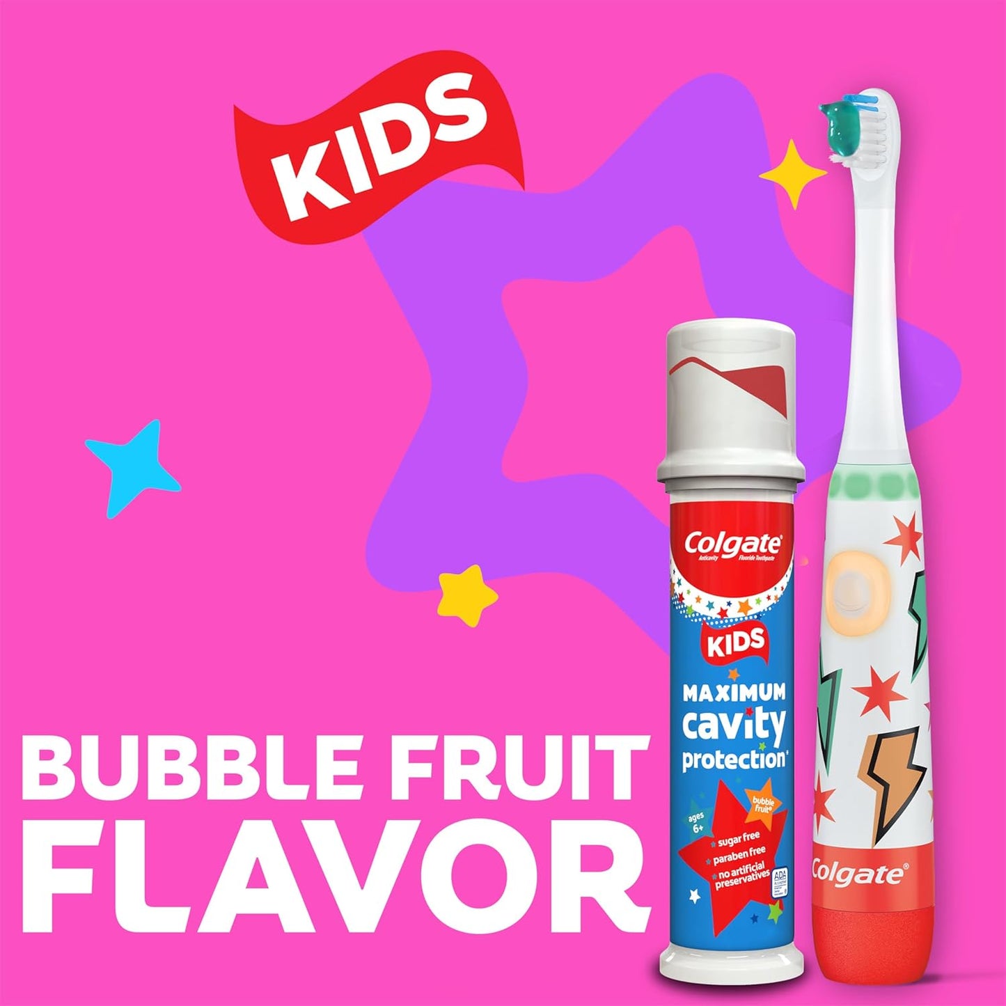 bubble fruit kid-friendly flavor