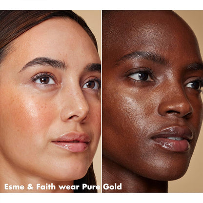 buildable medium coverage with a luminous finish