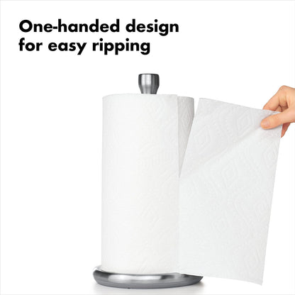 built-in carrying knob for room-to-room portability