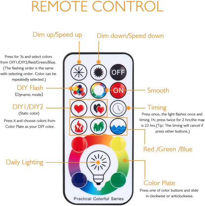 built-in countdown timer (1–23 hours) with last-setting memory recall
