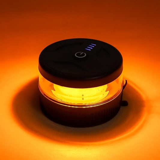 built-in magnetic base for tool-free mounting on any metal surface