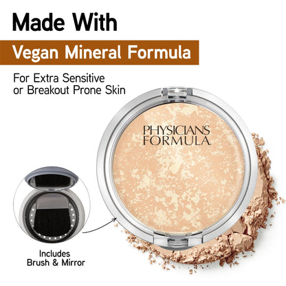 built-in mirror and applicator brush integrated into the jar