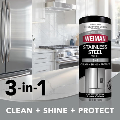 built-in protective barrier that resists future smudges and water spots