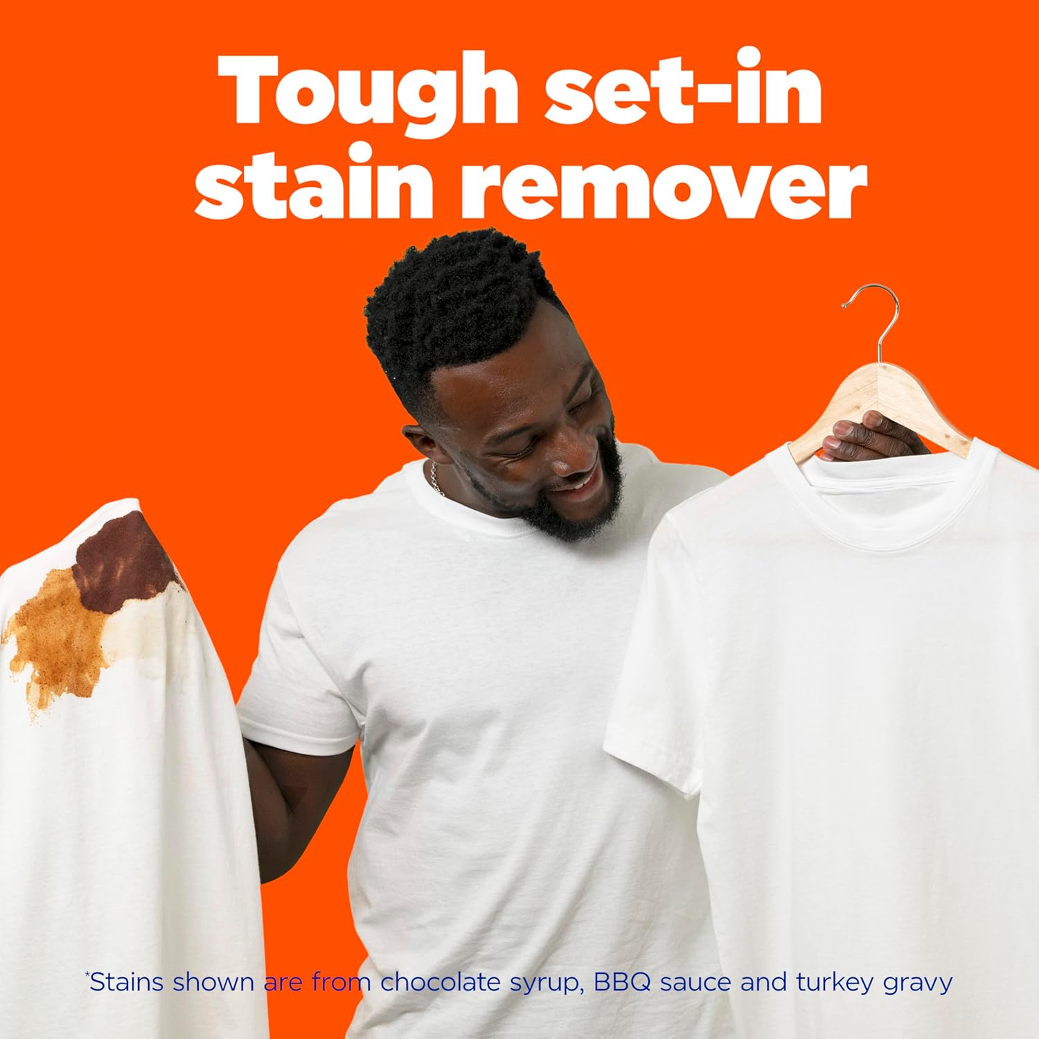 built-in set-in stain fighting technology removing need for pre-treat