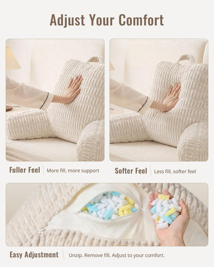 built-in side storage pockets for essentials