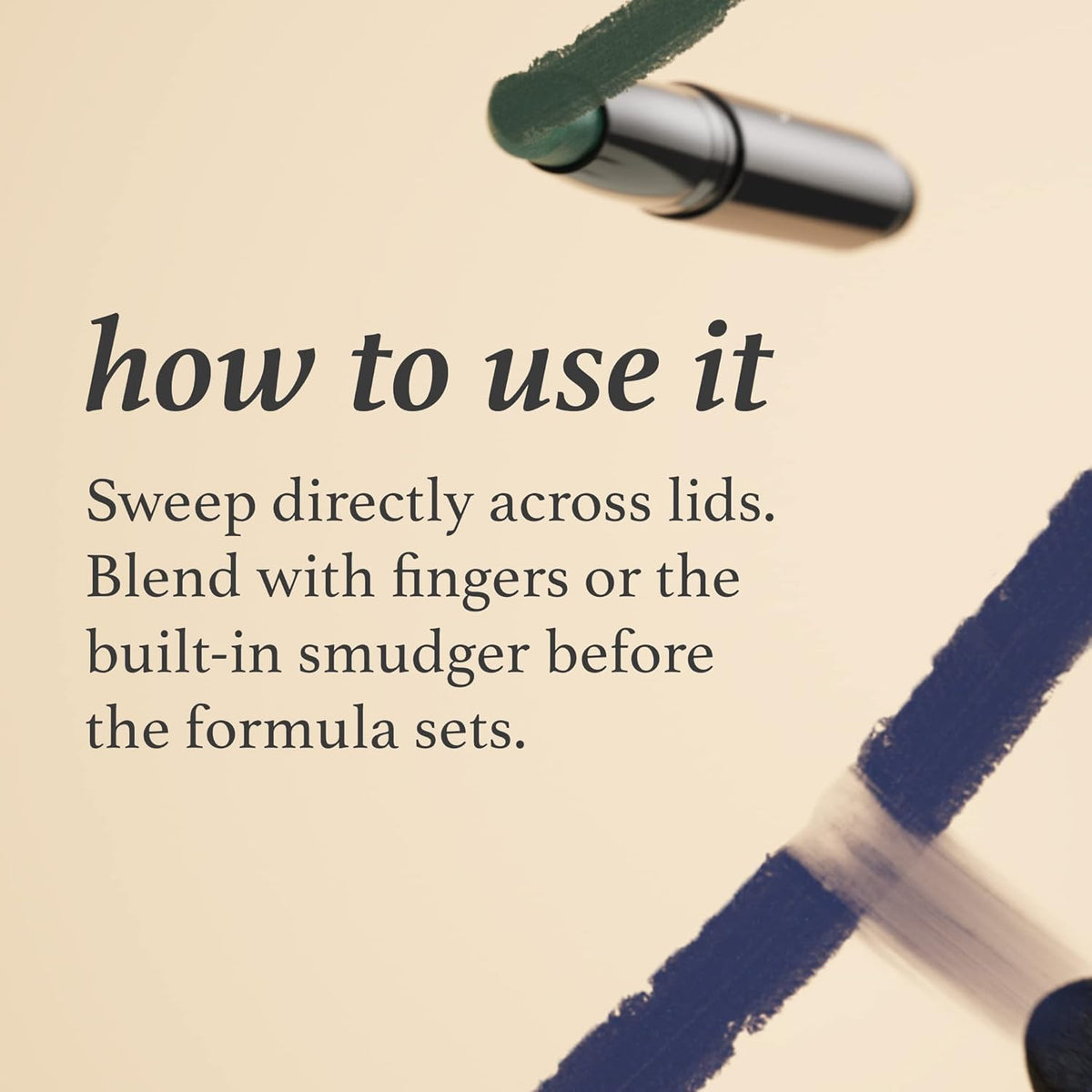 built-in smudger tip on the opposite end for blending and smoking out edges without brushes
