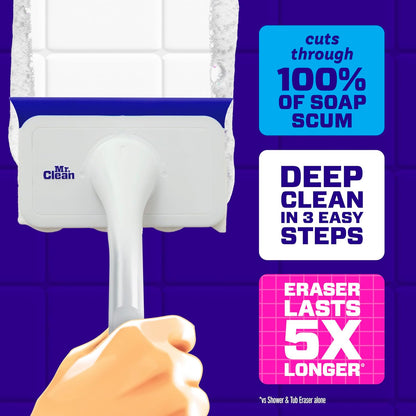 built-in squeegee edge for streak-free water removal