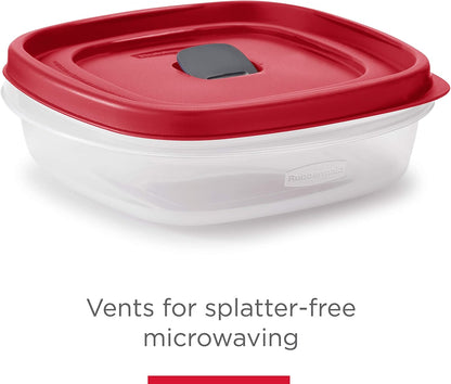 built-in steam vents that release pressure during microwaving to reduce splatter