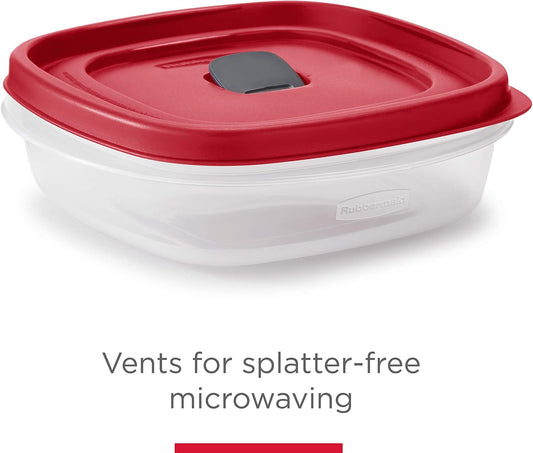 built-in steam vents that release pressure during microwaving to reduce splatter