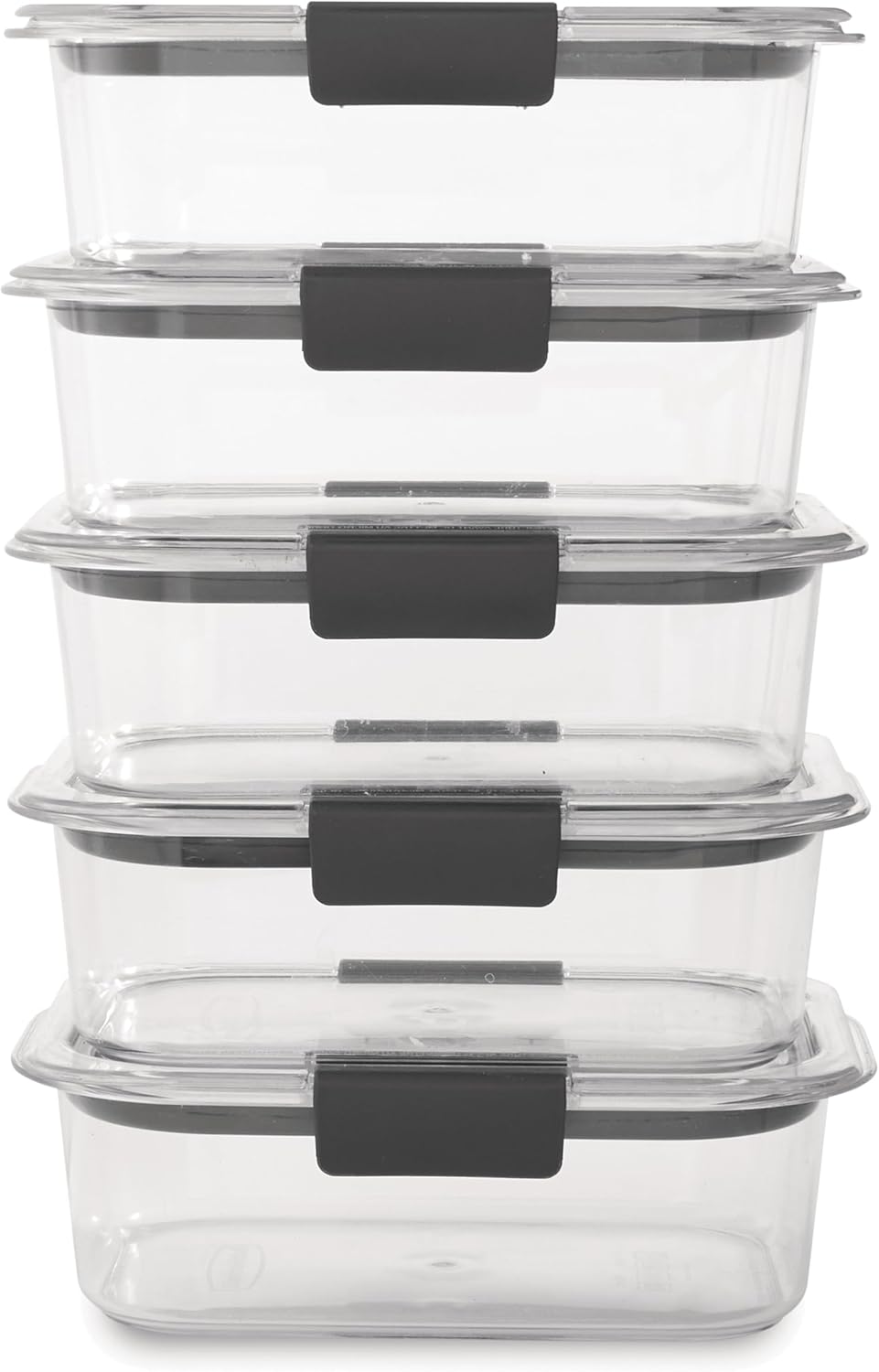 built-in vents under latches for splatter-free microwaving with lid on