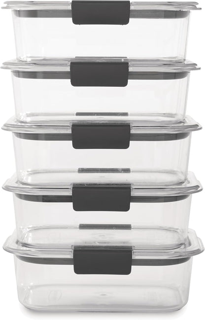built-in vents under latches for splatter-free microwaving with lid on