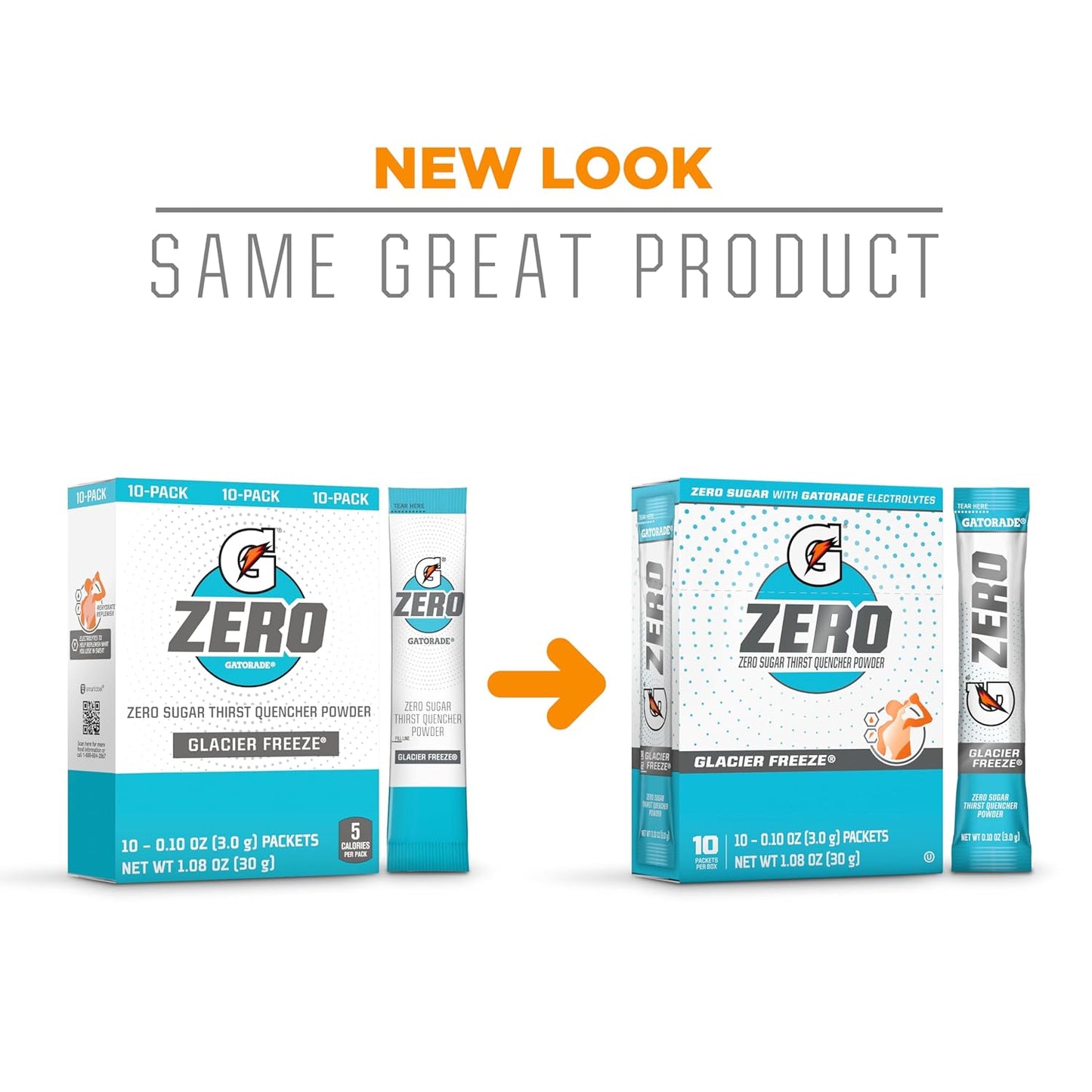 bulk pack format of 120 packets (12 boxes of 10) with a 240-count option for heavier users