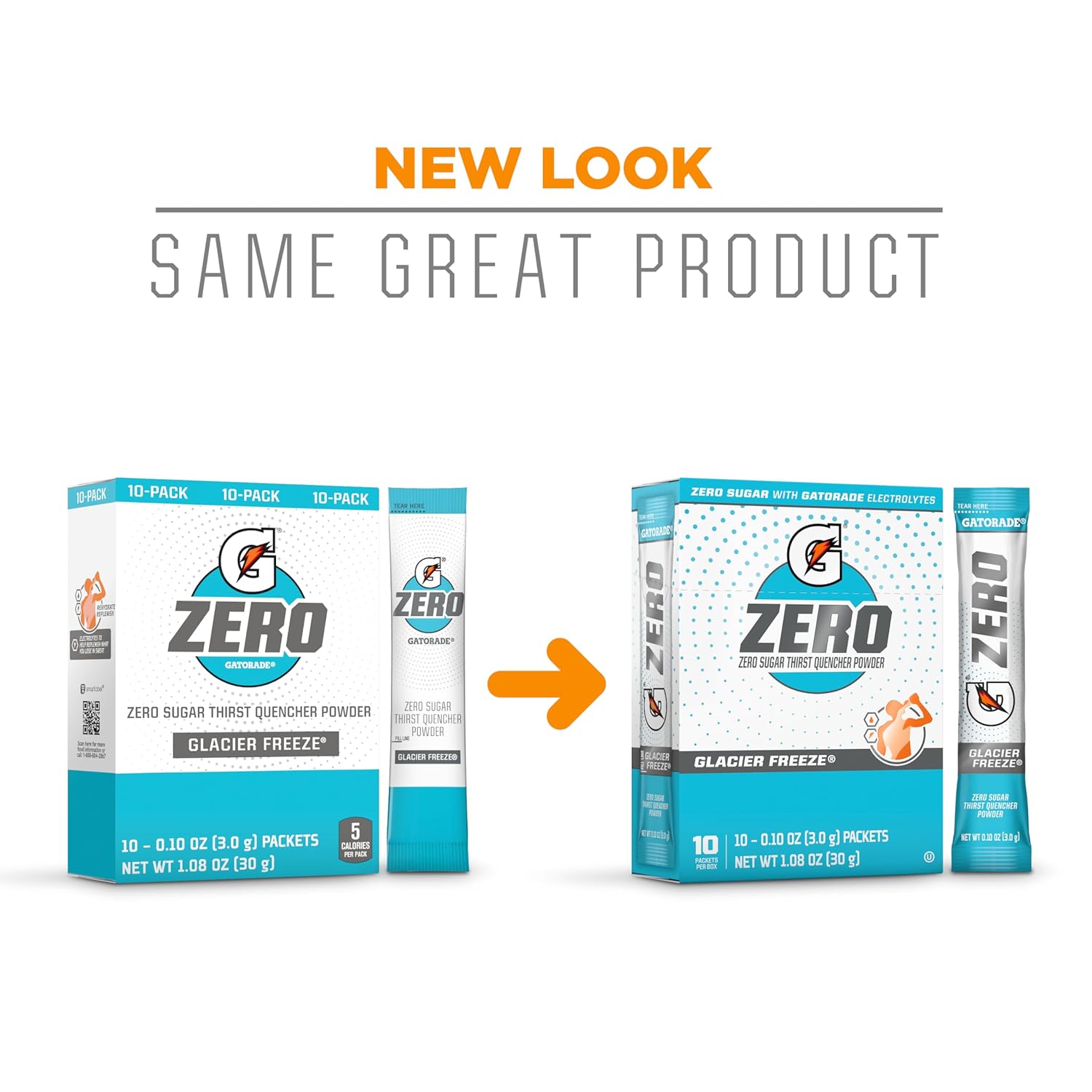 bulk pack format of 120 packets (12 boxes of 10) with a 240-count option for heavier users