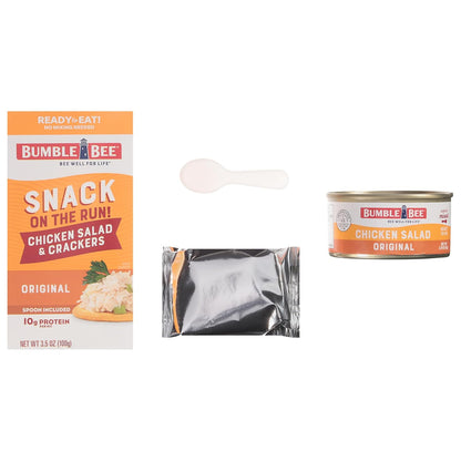 Bumble Bee Snack on the Run Chicken Salad Kit – Lunch Box Addition for School Cafeterias, No Refrigeration Required