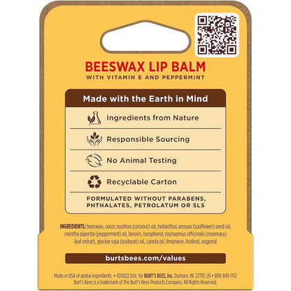 Burt's Bees 100% Natural Lip Balm – Thoughtful Birthday Gift for Her, Multi-Flavor Variety Pack