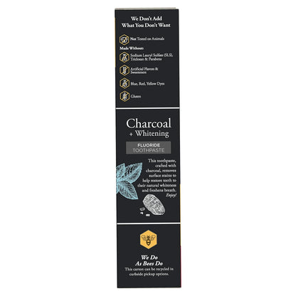 Burt's Bees Charcoal Toothpaste 3-Pack – Mindful Natural Oral Care for Home Bathrooms