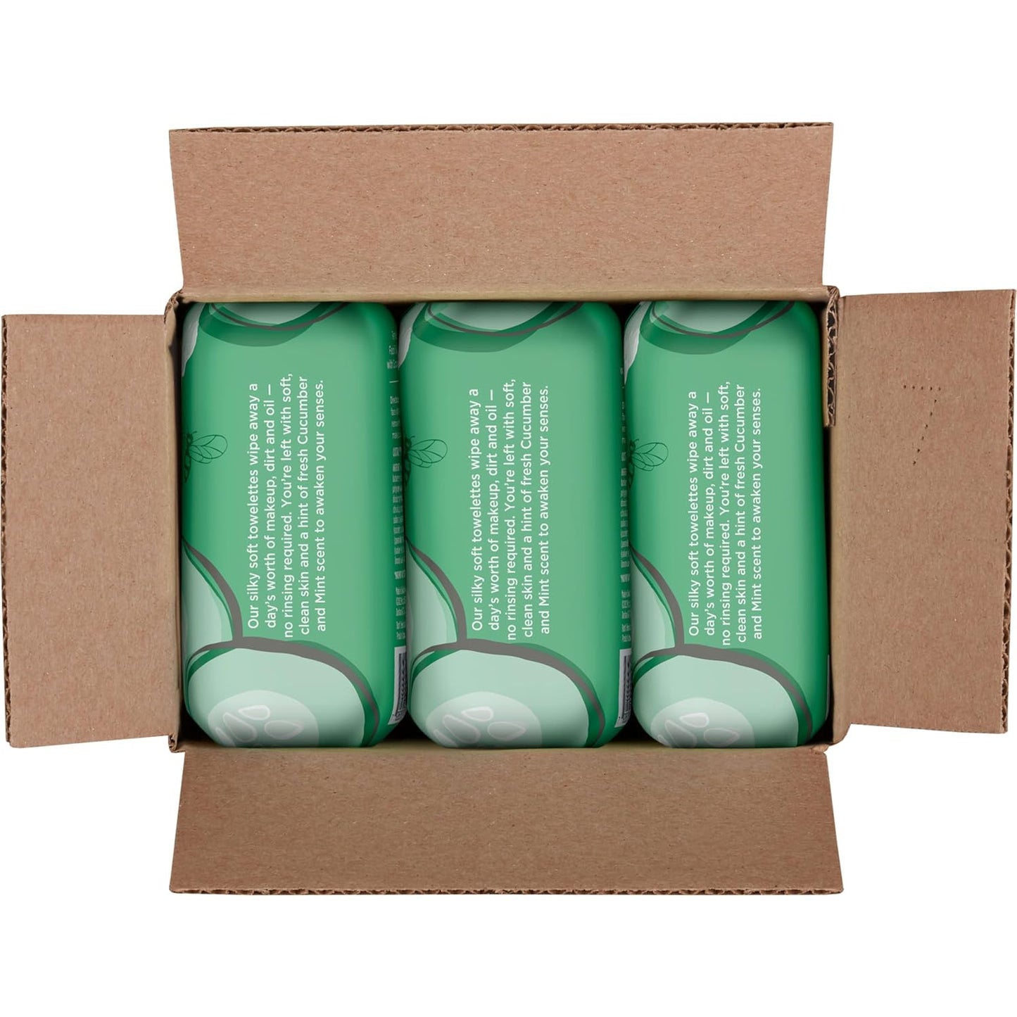 Burt's Bees Cucumber & Mint Face Wipes – Refreshing On-the-Go Cleanser for Camping Trips