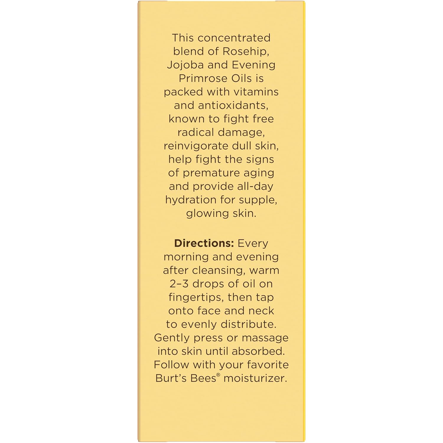 Burt's Bees Gua Sha Face Oil with Rosehip – Nightly Anti-Aging Facial Massage Ritual for Women 40+
