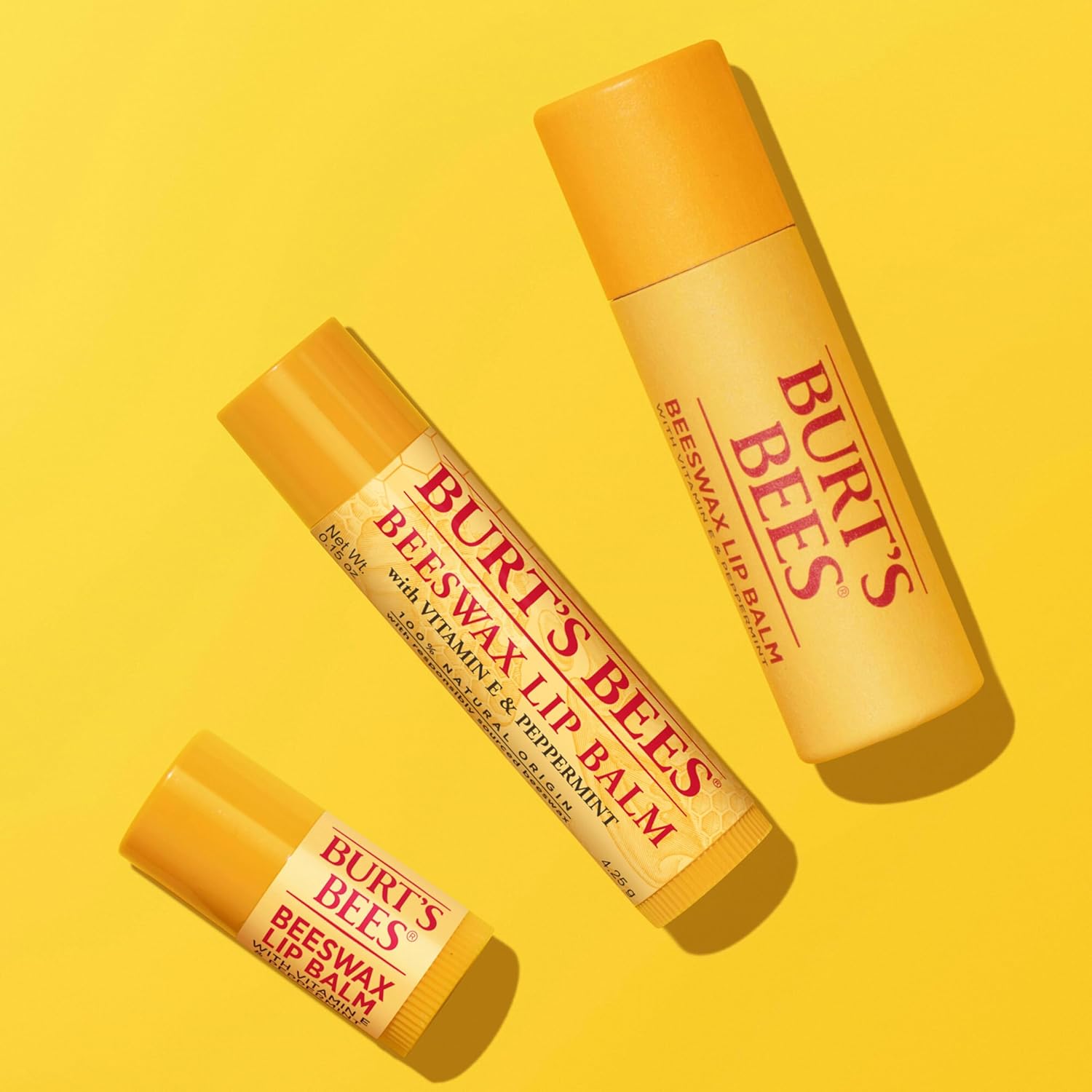 Burt's Bees Lip Balm 12-Pack – Thoughtful Birthday Gift for Women and Mom, Stocking Stuffer and Party Favor