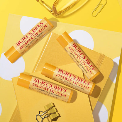 Burt's Bees Lip Balm 12-Pack – Thoughtful Birthday Gift for Women and Mom, Stocking Stuffer and Party Favor
