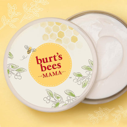 Burt's Bees Mama Belly Butter – Family Friendly Pregnancy Skin Care for the Nursery Routine, 6.5 oz Tub
