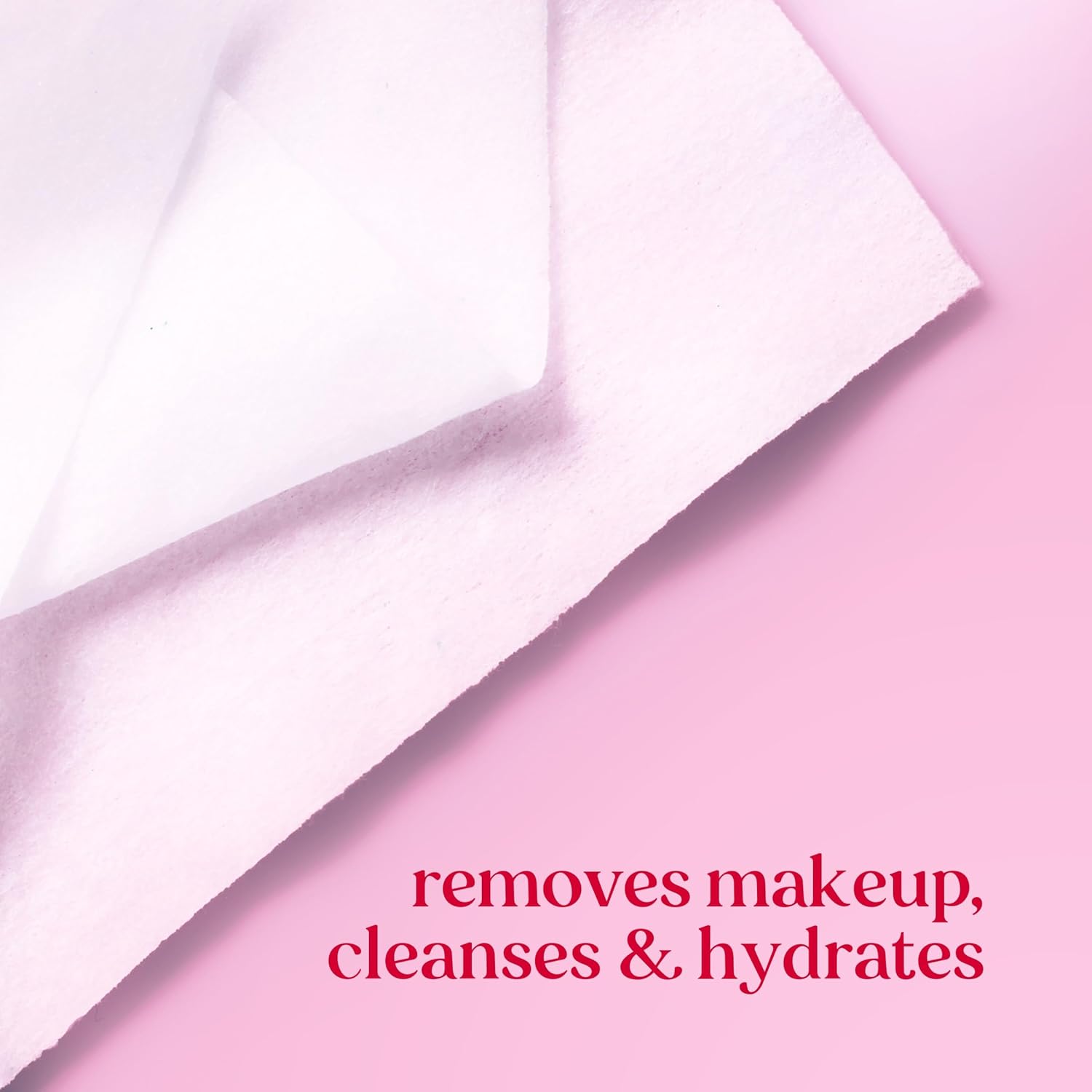 Burt's Bees Micellar Rose Water Facial Towelettes – Nightly Self-Care Ritual for Sensitive Skin, Calming Makeup Remover Cloths