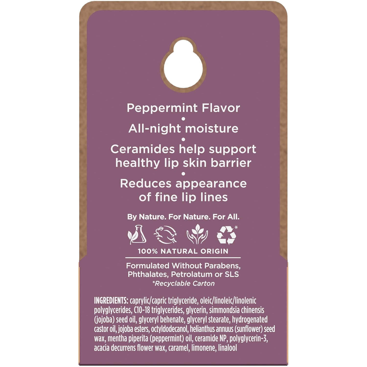 Burt's Bees Overnight Intensive Lip Treatment – Premium Ceramide Lip Mask for an Elevated Nightly Ritual