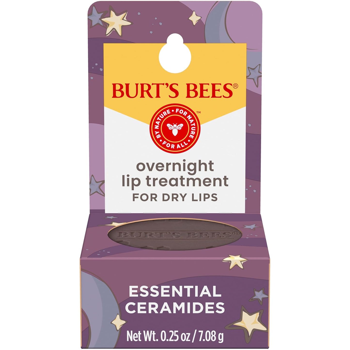 Burt's Bees Overnight Intensive Lip Treatment – Premium Ceramide Lip Mask for an Elevated Nightly Ritual