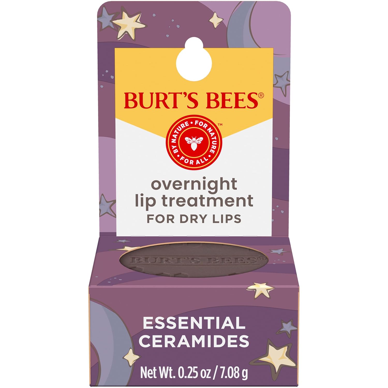 Burt's Bees Overnight Intensive Lip Treatment – Premium Ceramide Lip Mask for an Elevated Nightly Ritual