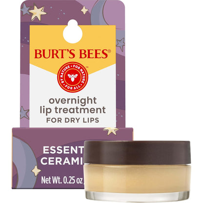 Burt's Bees Overnight Intensive Lip Treatment – Premium Ceramide Lip Mask for an Elevated Nightly Ritual