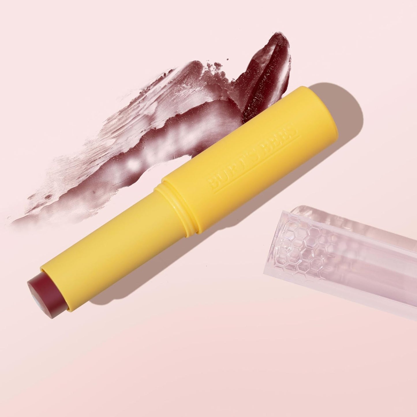 Burt's Bees Tinted Boosted Balm – Clean-Ingredient Lip Balm Free of Parabens and Phthalates, Sensitive-Lip Safe Tint