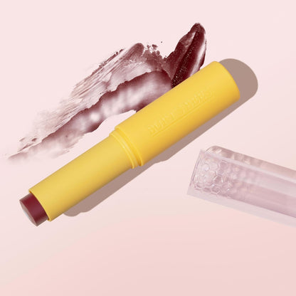 Burt's Bees Tinted Boosted Balm – Clean-Ingredient Lip Balm Free of Parabens and Phthalates, Sensitive-Lip Safe Tint