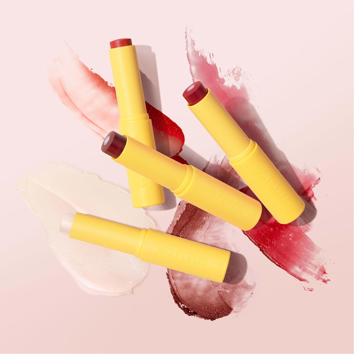Burt's Bees Tinted Boosted Balm – Clean-Ingredient Lip Balm Free of Parabens and Phthalates, Sensitive-Lip Safe Tint