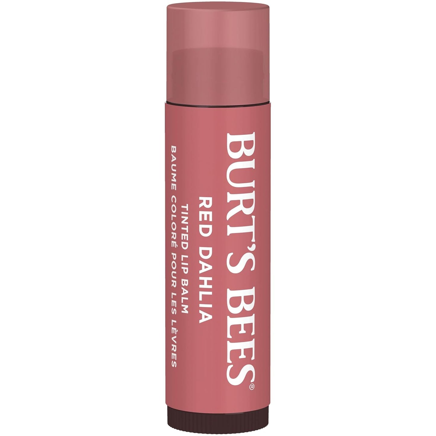 Burt's Bees Tinted Lip Balm – Clean Makeup Drawer Essential, Two-in-One Lip Color and Hydration in One Tube