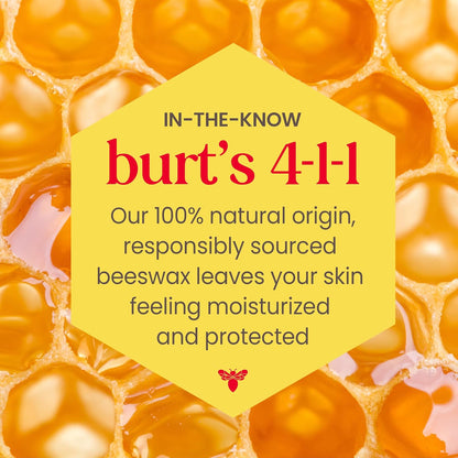 Burt's Bees Tinted Lip Balm – Natural Nightstand Lip Care for Evening Wind-Down Rituals, Shea Butter Moisturizer