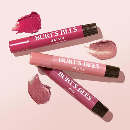 Burt's Bees Tinted Lip Shimmer 3-Pack – Travel-Friendly Lip Care for Carry-On and Weekend Getaways