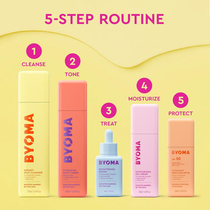 BYOMA Brightening Serum - Thoughtful Birthday Gift for Women Who Love Skincare - Vegan Hydrating Face Serum - 1.01 fl. oz