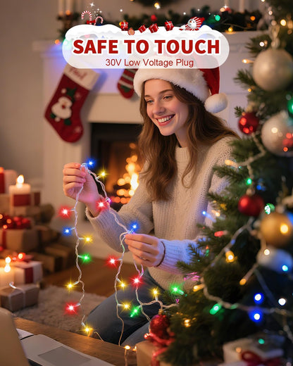 BZBANRN 403ft Cool to Touch LED String Lights, Child and Pet Safe Fairy Lights for Nursery, Playroom, and Kids Bedroom