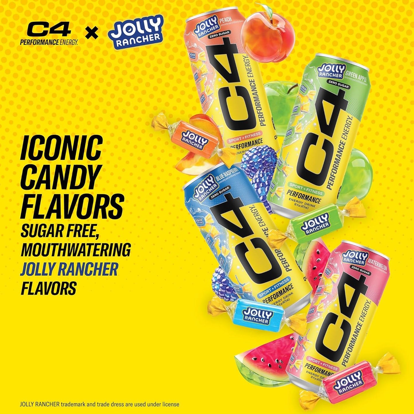 C4 Energy Drink Jolly Rancher Green Apple – Home Office Focus Boost, 200mg Caffeine Zero Sugar Pre-Workout for Late-Night Study Sessions