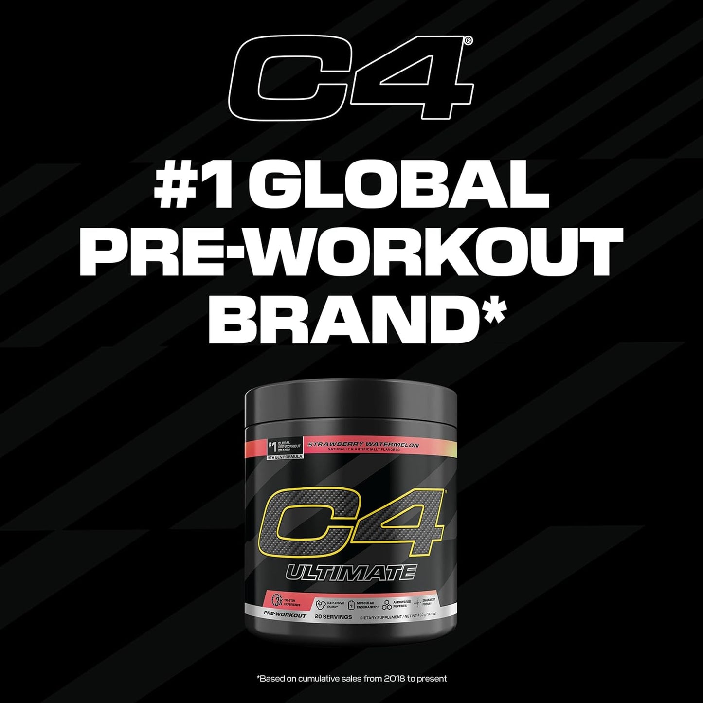 C4 Ultimate Pre Workout Powder – Productivity Fuel for Power Hours in the Home Gym