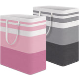 HomeHacks Freestanding Laundry Bin – Designer Friendly Storage in Grey, Blue, Pink, and More