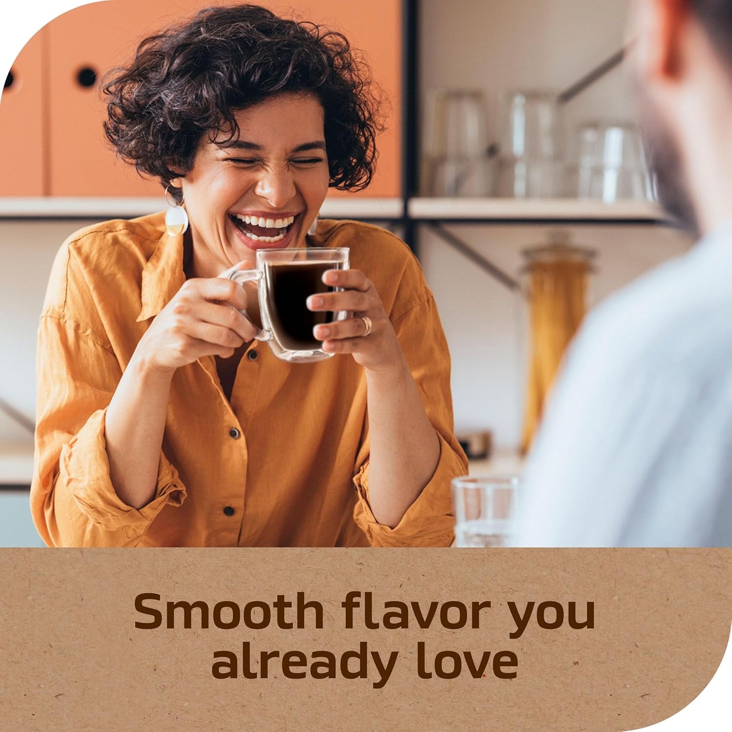 caffeinated with only 10 mg per serving, suitable for caffeine-sensitive users