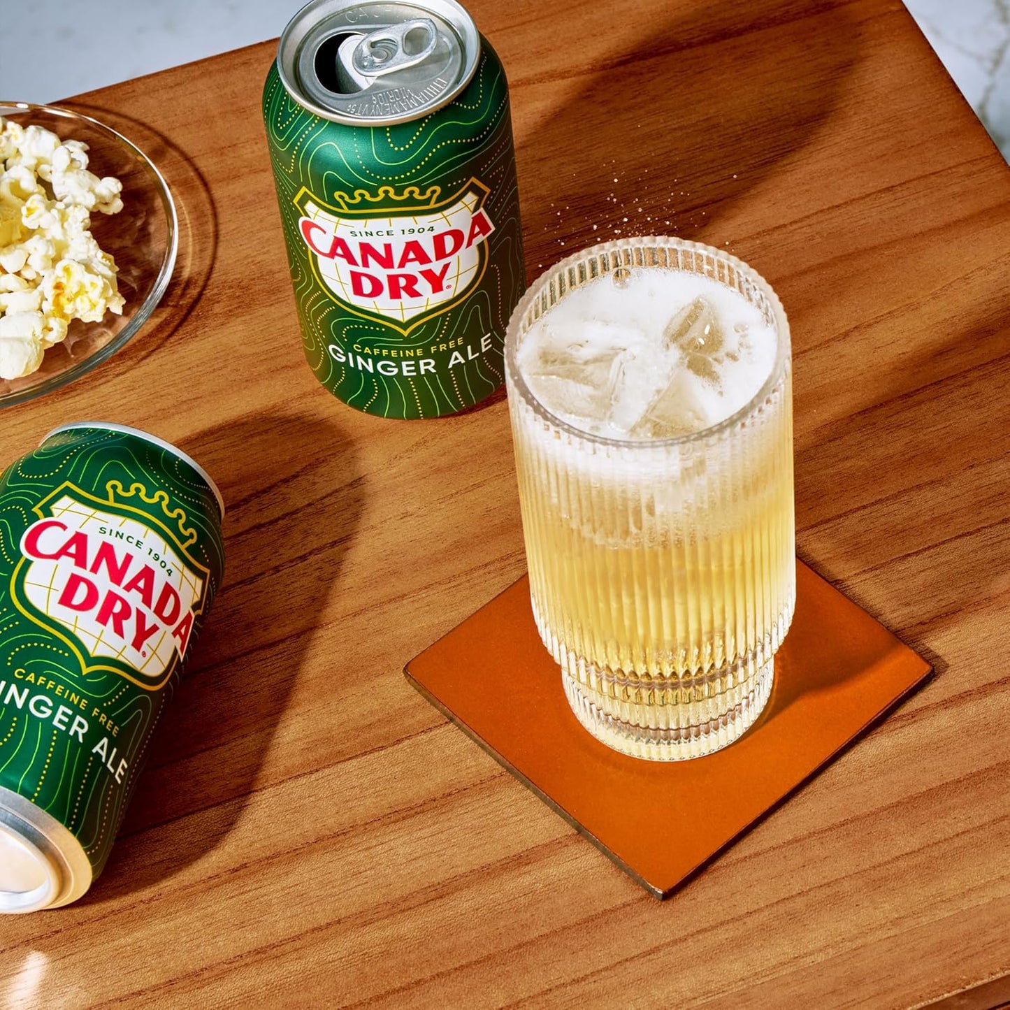 Canada Dry Ginger Ale Soda – Caffeine-Free Calm Drink for Evening Wind-Down, 12 fl oz Cans 12 Pack